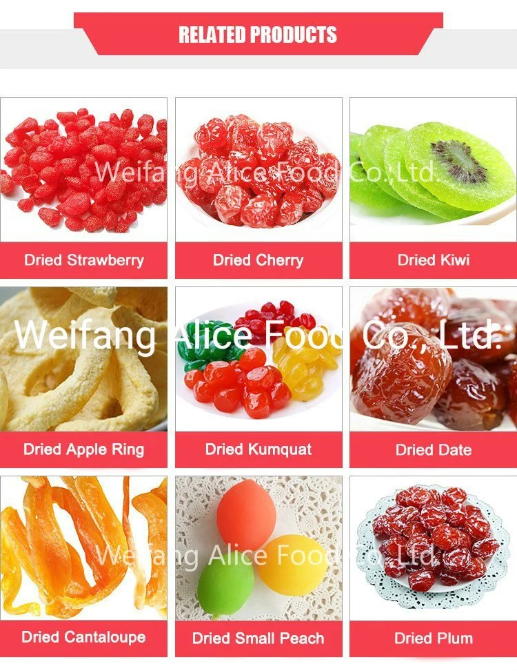 Hot Selling China Colored Papaya Dice Dried Papaya