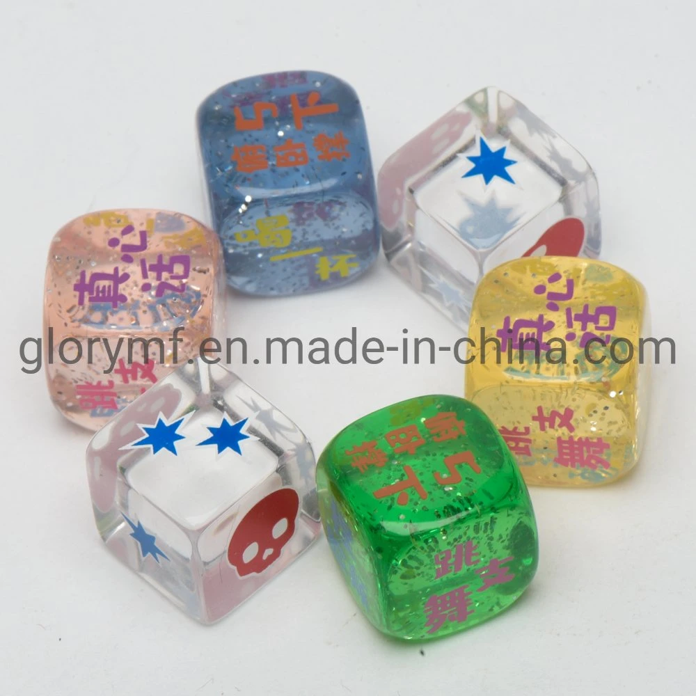 12mm Custom Dice Plastic Game Dice OEM Dice