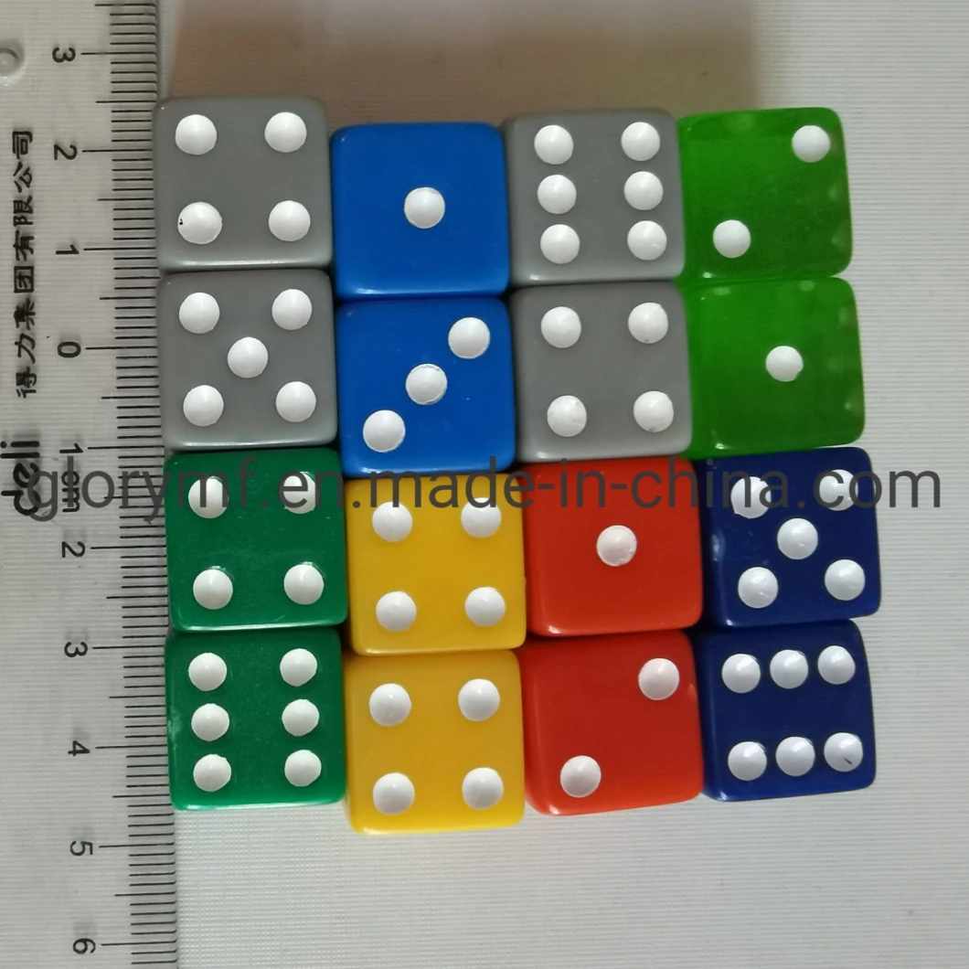 Wholesale Custom Colored Olive Green Acrylic D6 Dice