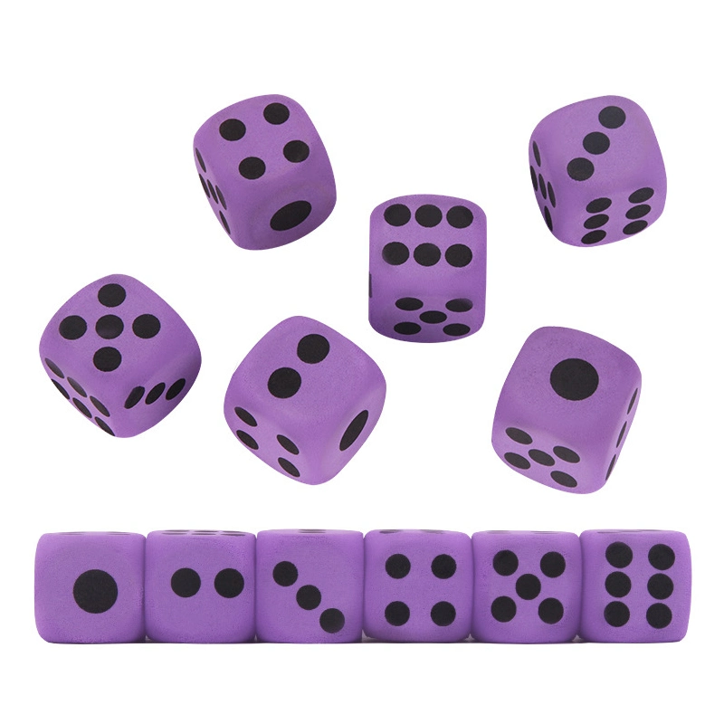 Large Purple DOT Dice Toy for Kids 2 Years up Educational Learning 6-Sided Child-Safe Dice Toy for Children Baby Boys Girls Early Math Skills