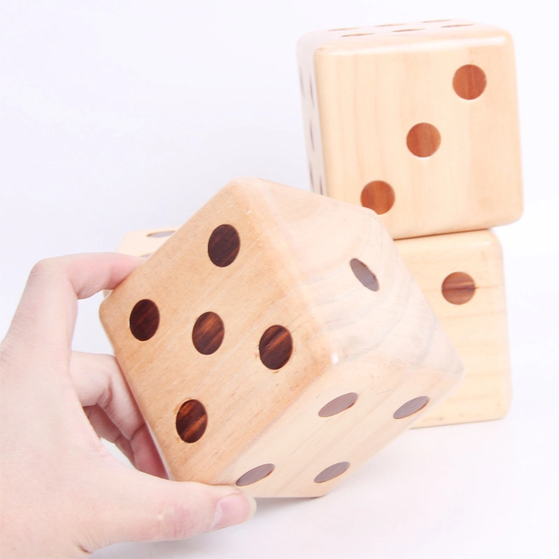 Hot Sale 30mm Wood Dice Colorful Wooden Game Dice Customize