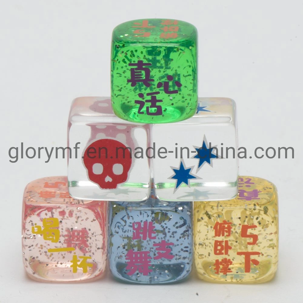 12mm Custom Dice Plastic Game Dice OEM Dice