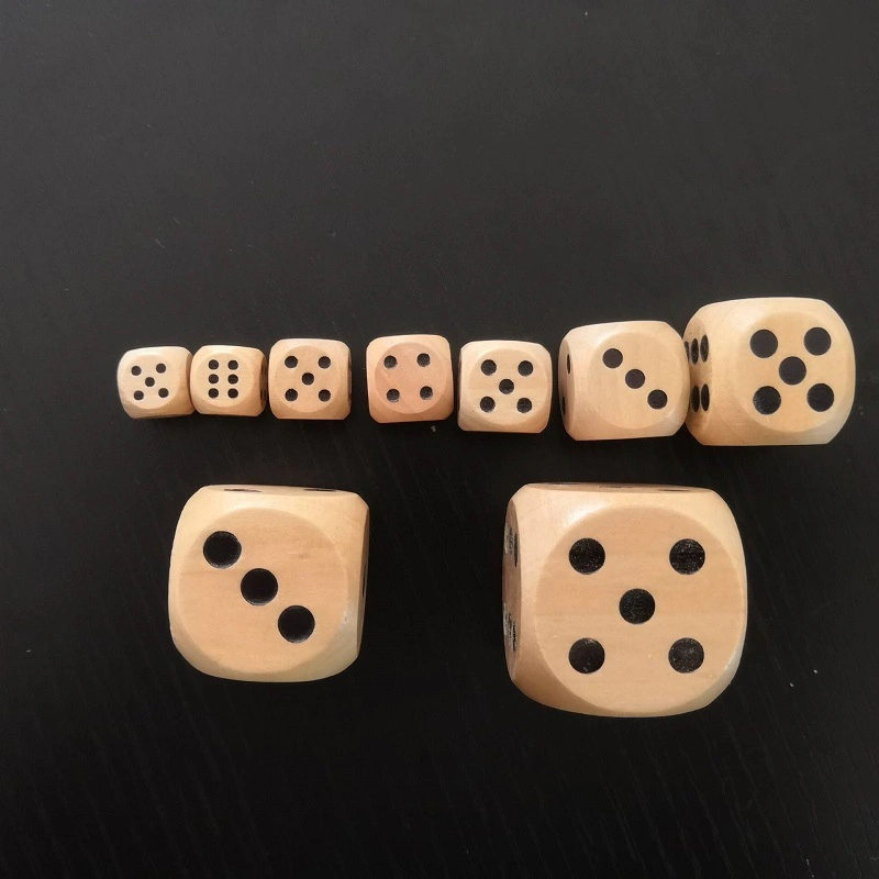 Hot Sale 30mm Wood Dice Colorful Wooden Game Dice Customize