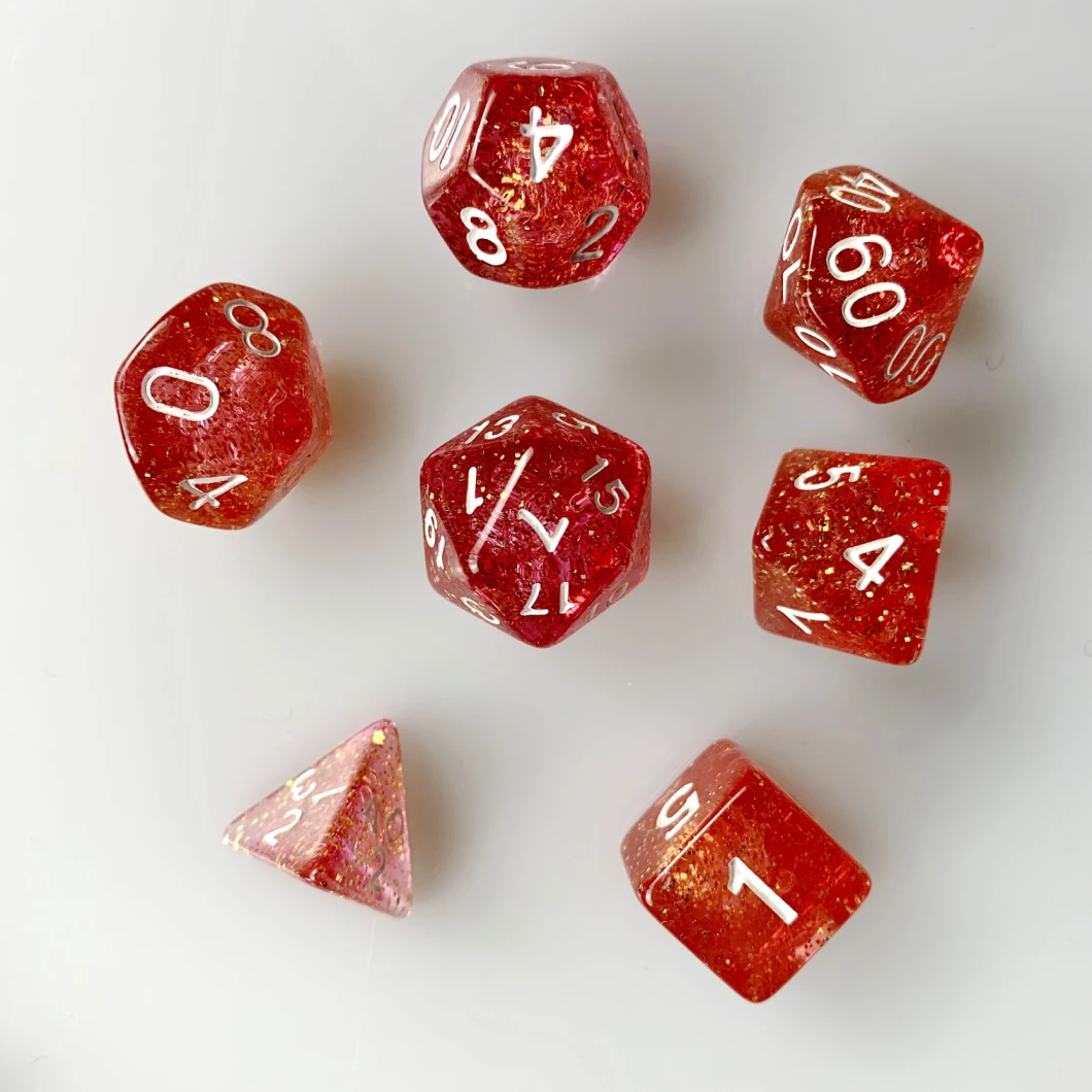 Resin Polyhedral Dice Dungeons and Dragons Dnd Rpg Mtg Table Game Dice Bulk