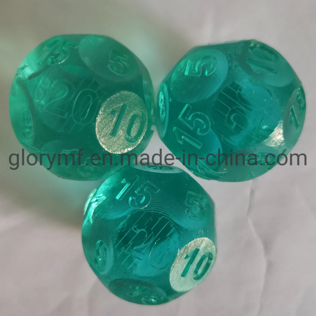 Custom 20 Sides Dice Set Large D20 Dice Polyhedral Round Dice