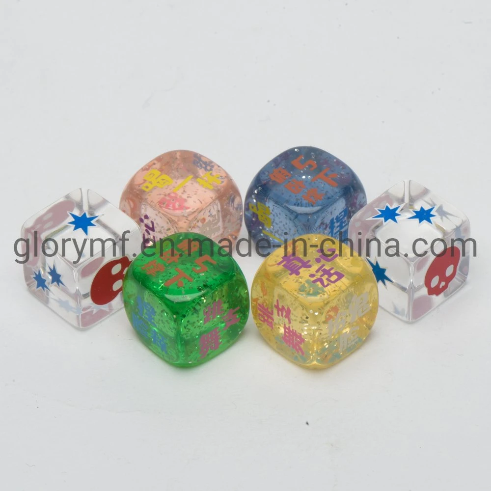 12mm Custom Dice Plastic Game Dice OEM Dice