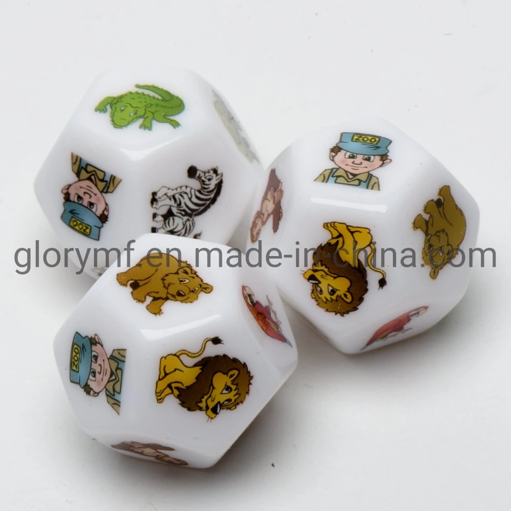 Custom Color D12 Acrylic Dice Set Dnd Rpg Dice