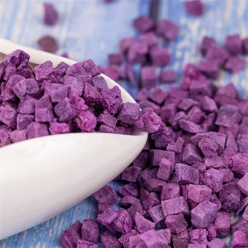 Healthy Food Freeze Dried Fruit Fd Purple Sweet Potato Dice