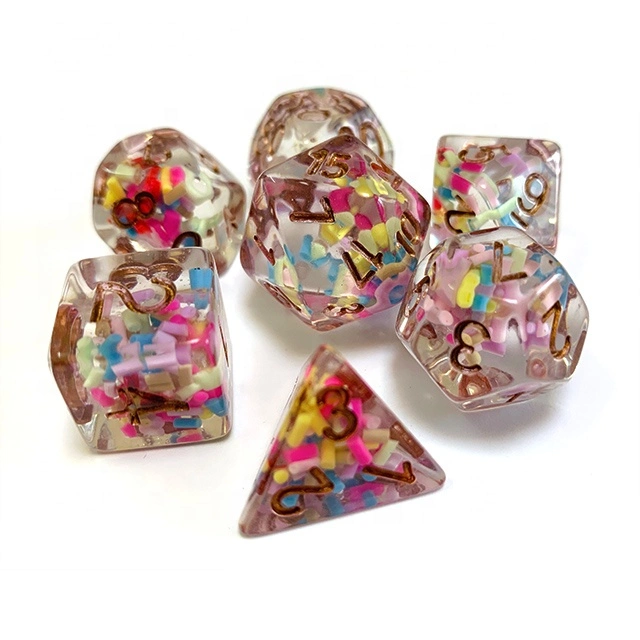 Dungeon and Dragon Plastic Resin Dice Set China