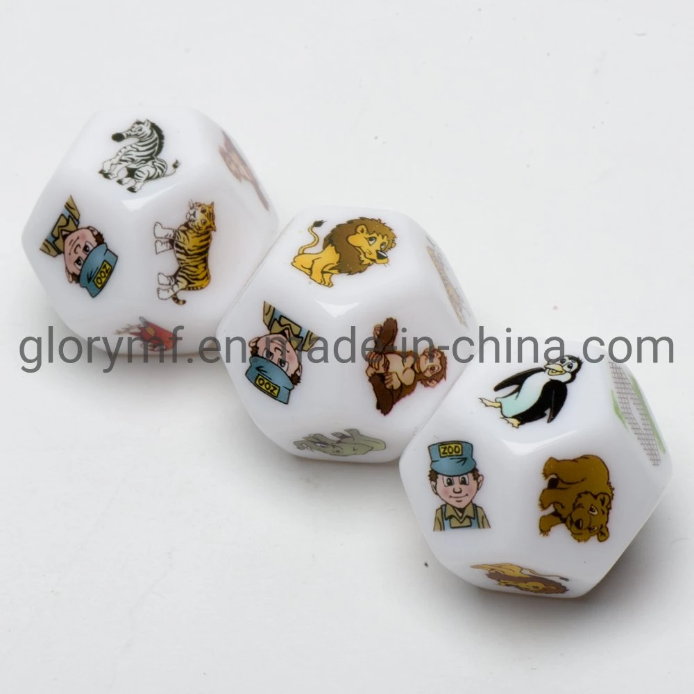 Custom Color D12 Acrylic Dice Set Dnd Rpg Dice