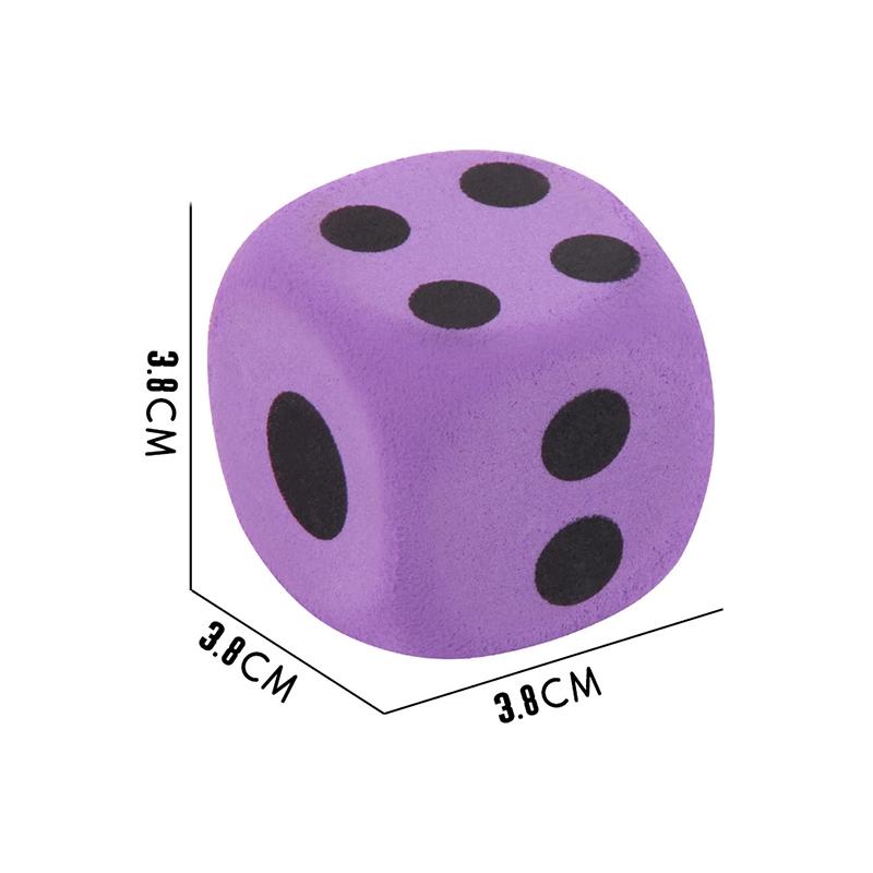 Large Purple DOT Dice Toy for Kids 2 Years up Educational Learning 6-Sided Child-Safe Dice Toy for Children Baby Boys Girls Early Math Skills