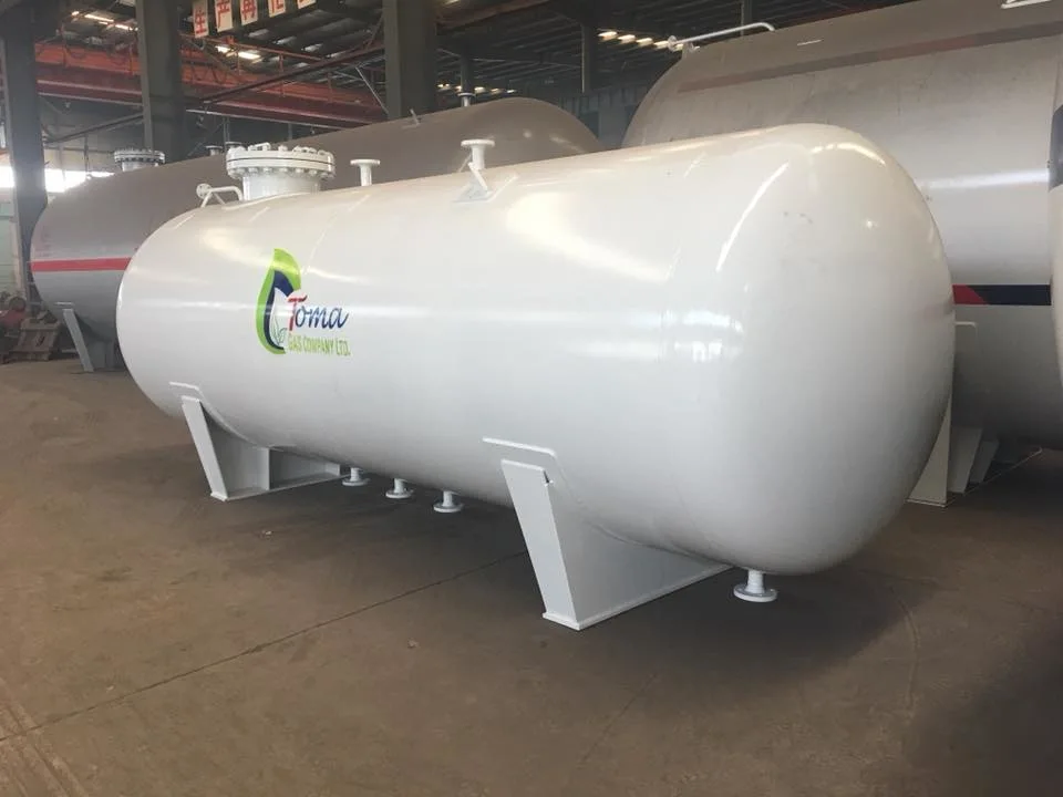 Liquified Petroleum Propane Gas Storage Tank 20ton 50m3 LPG Gas Tank for Zimbabwe