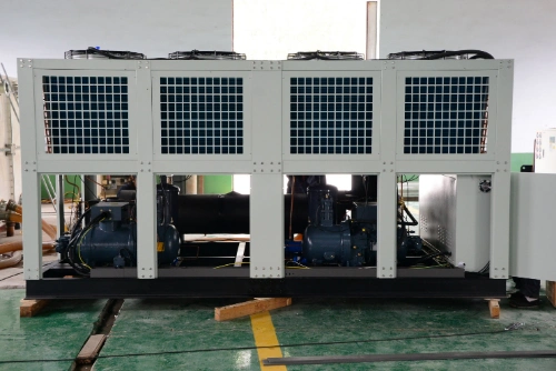 100 Tons 350kw Biogas Chilling Equipment Air Cooled Water Chiller for Biogas Plant