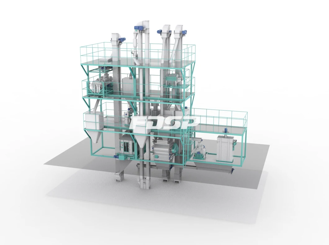 Small Output Livestock Feed Production Line with Low Energy Consumption