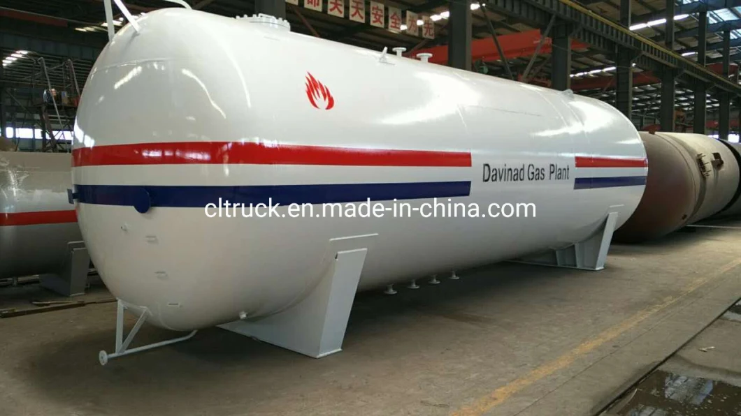 Above-Ground 50000liters 25mt Bulk Liquid Propane Auto LPG Gas Tank/LPG Storage Tank for Sale