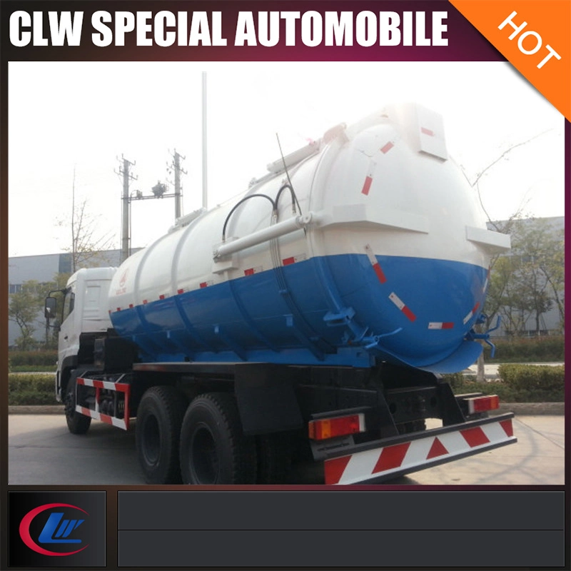 Dongfeng 6X4 16m3 18m3 Sewage Vehicle Vacuum Tank Sewage