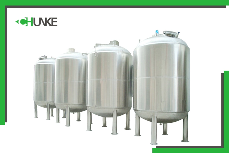 Reverse Osmosis Activated Carbon Filter Tank FRP/Stainless Steel Water Tank for Water Filter