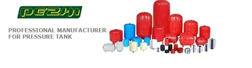 Pressure Tanks Vessels for Potable Water with Interchangeable Membrane