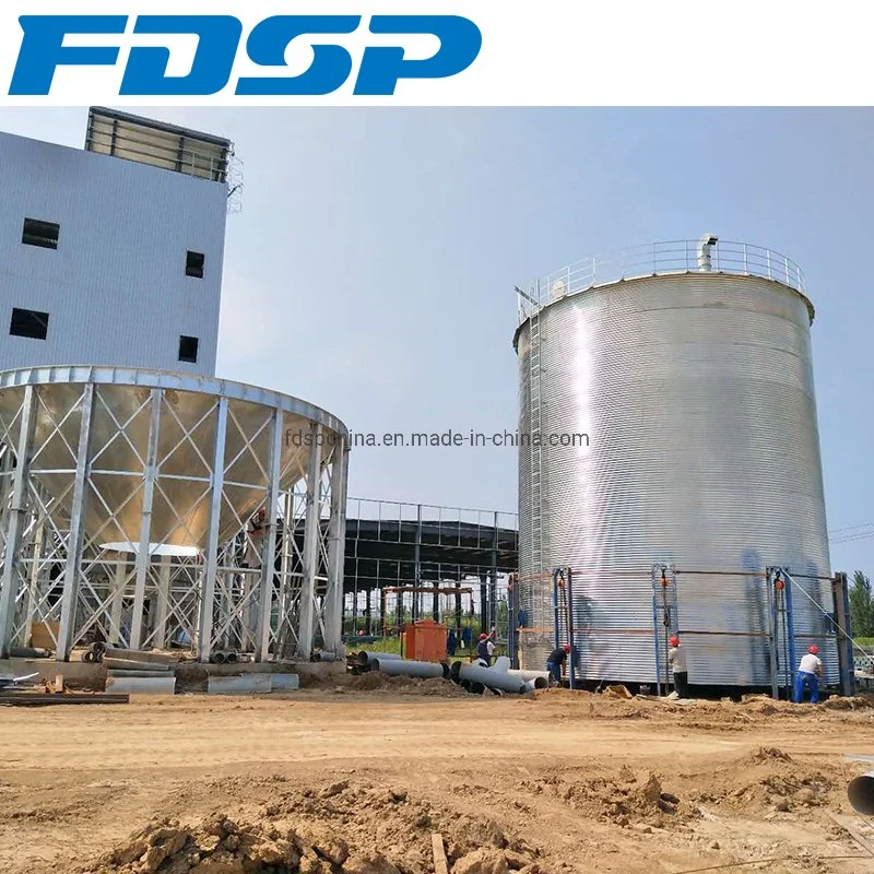 Low Investment Silo Tank for Grain Animal Feed Storage Bolted Silo
