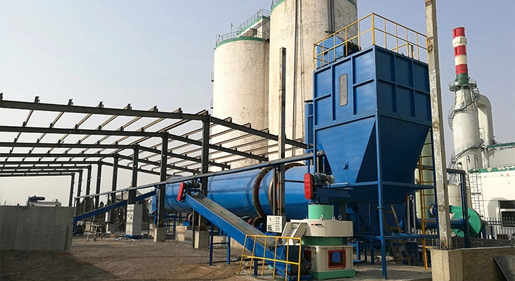 Automatic Poultry Waste Animal Chicken Cow Dung Manure Drying Machine for Making Organic Fertilizer