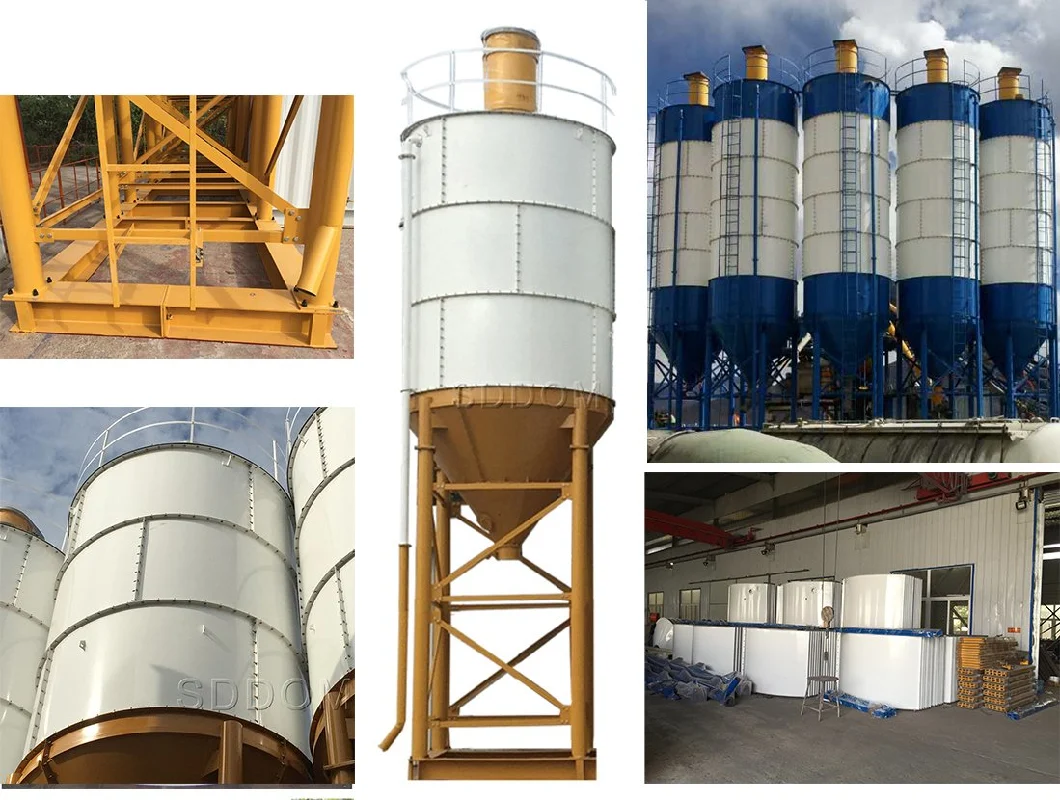 150 Ton Bolted Cement Silo Tank for Concrete Batching Plant on Sale