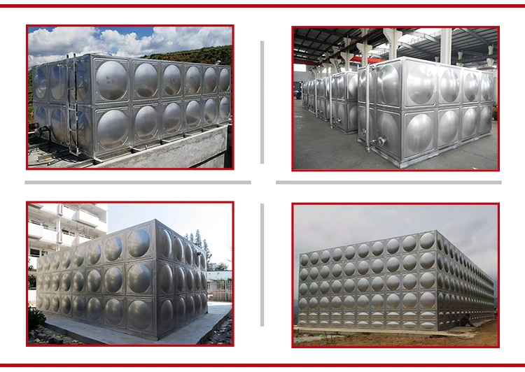 Ss 304 Water Storage Tank with Ss 316 Internal Structural Component