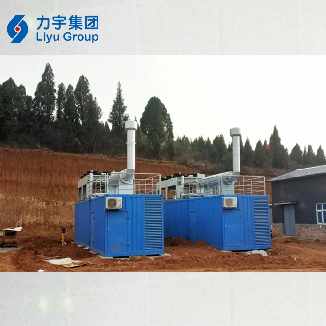 Liyu New Energy 1.5MW 400V Sewage Treatment Plant Biogas Landfil Gas Power Generators Set