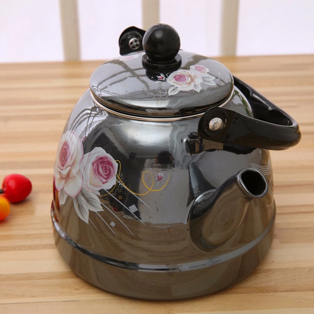 Porcelain Enamel Teapot, Ceramic Enameled Kettle, Carbon Steel Kettle