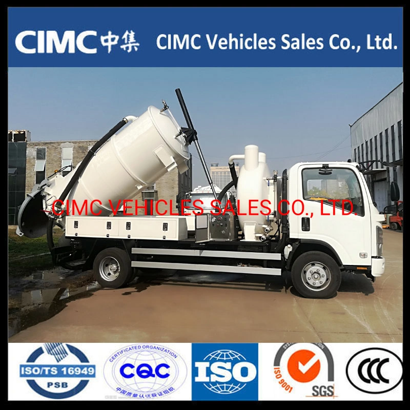 China Isuzu 700p 4*2 189HP Sewage Tank Truck