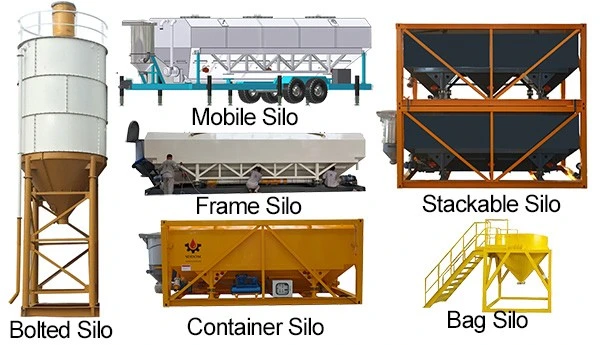 150 Ton Powder Storage Tank Bolted Type Cement Silo for Sale