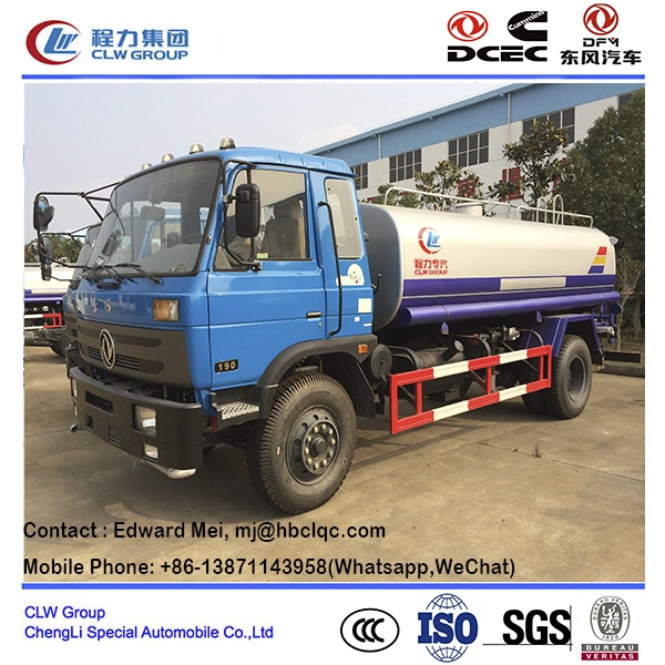 304 Stainless Steel Water Truck, 8000~9000 Liter Ss Tank Water Truck