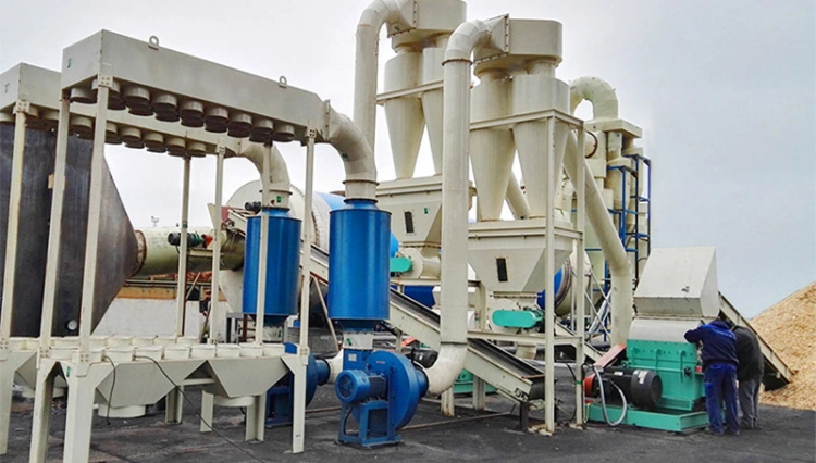 China Manufacturer Alfalfa Hay Dryer Elephant Grass Drying Granulation Production Line