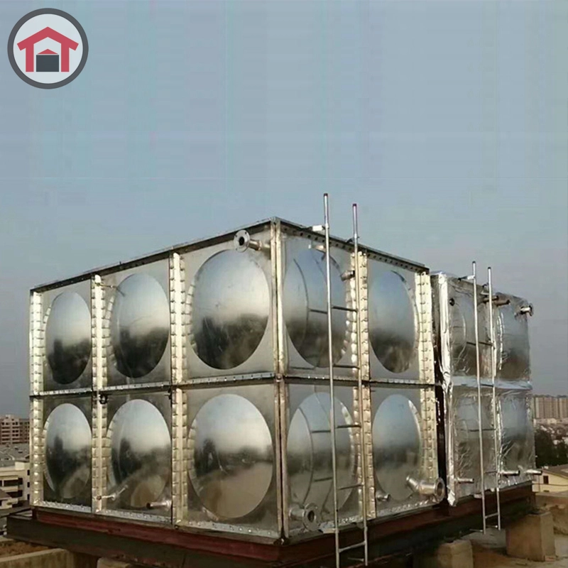 No Leakage Stainless Steel Drinking Water Tank Steel Water Reservoir Tank Ss Panel Tank