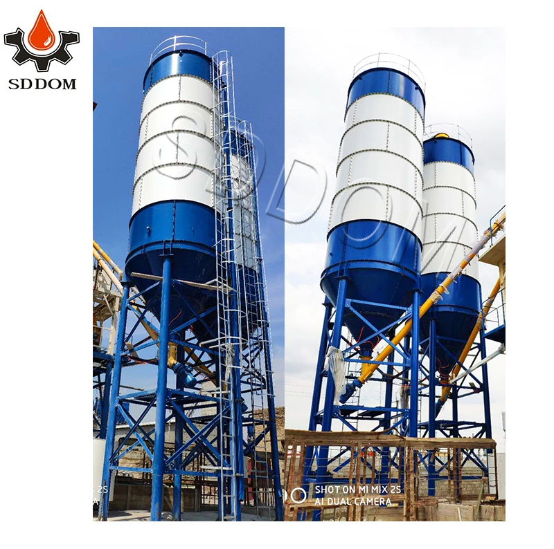 150 Ton Bolted Cement Silo Tank for Concrete Batching Plant on Sale
