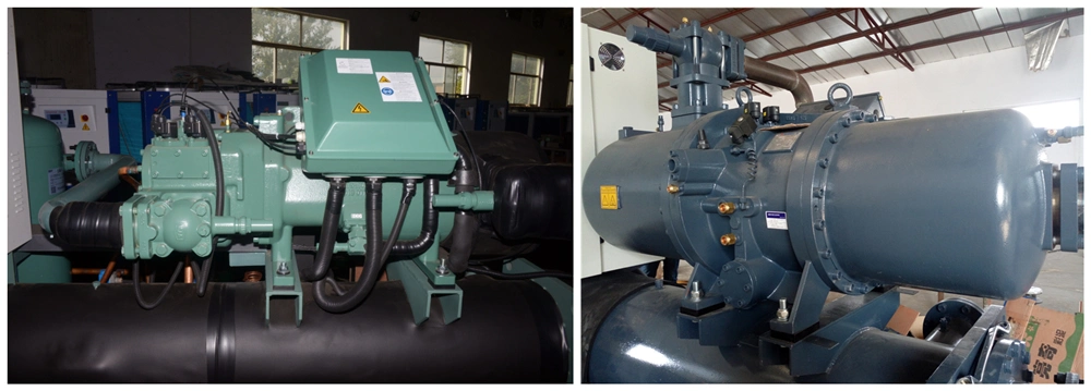 100 Tons 350kw Biogas Plant System Cooling Water Cooled Screw Biogas Chiller
