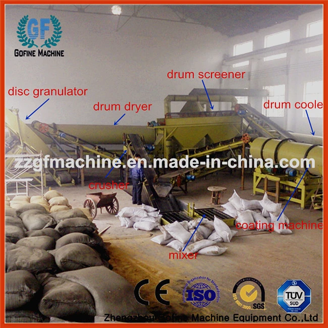 Waste Organic Fertilizer Granulating Production Line