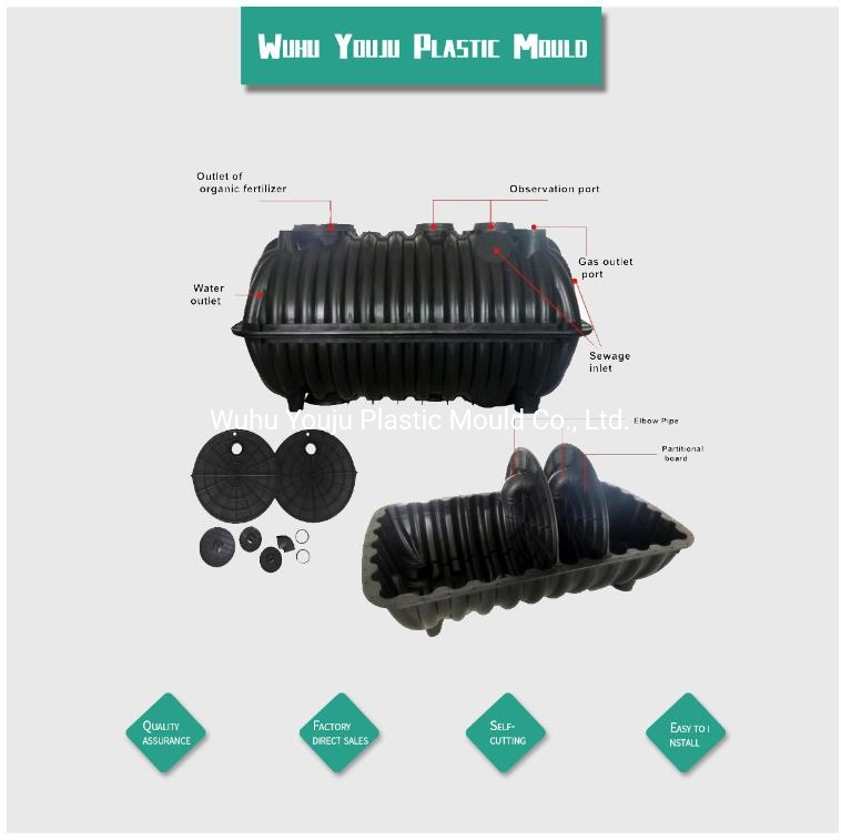 Underground Used Septic Biogas Septic Tank for Sewage Treatment