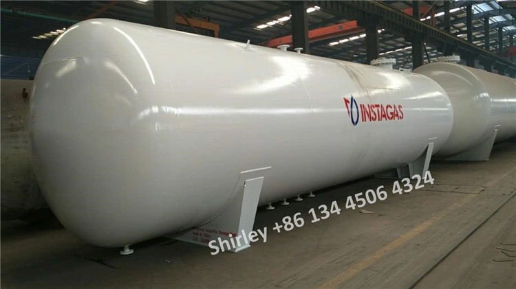 Q345r 14mm Thickness Stationary Cooking Gas Tank 60, 000liters 30tonnes LPG Gas Station Tank for Nigeria