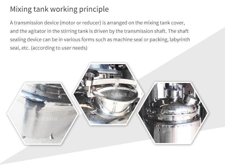 Large Liquid Medicine Ingredients Tank Water Storage Tank Liquid Fermentation Tank Mixer