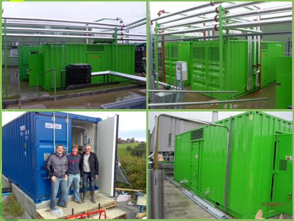 Biogas Generator Power Plant with Biogas Pre-Treatment Scrubber/Clean System