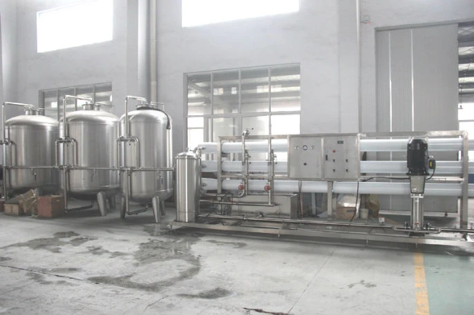 500L/H RO Water Treatment Plant with FRP Filter / Drinking Water Purification Plant