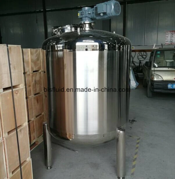 1000 Liter Stainless Steel Fertilizer Mixing Tank with Agitator