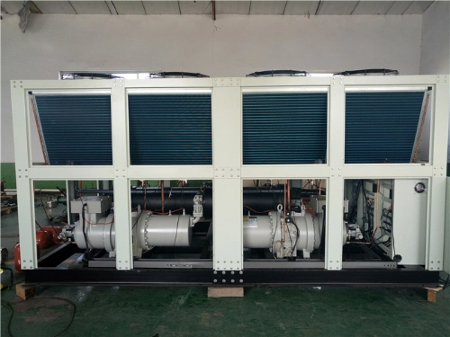 100 Tons 350kw Biogas Chilling Equipment Air Cooled Water Chiller for Biogas Plant