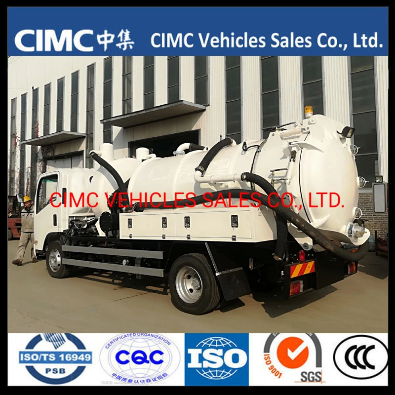 China Isuzu 700p 4*2 189HP Sewage Tank Truck