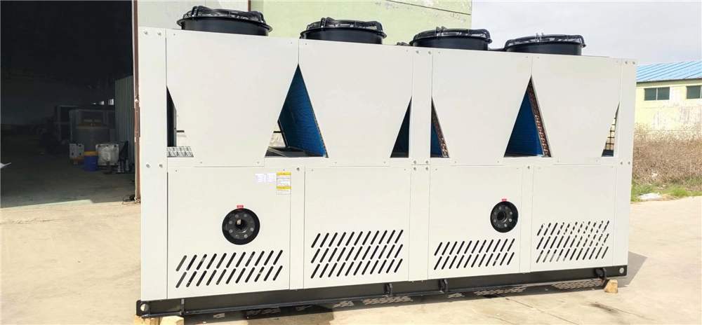 100 Tons 350kw Biogas Chilling Equipment Air Cooled Water Chiller for Biogas Plant