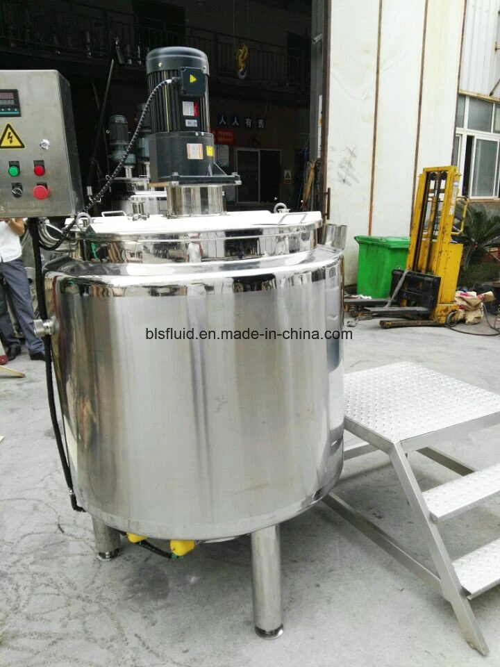 1000 Liter Stainless Steel Fertilizer Mixing Tank with Agitator