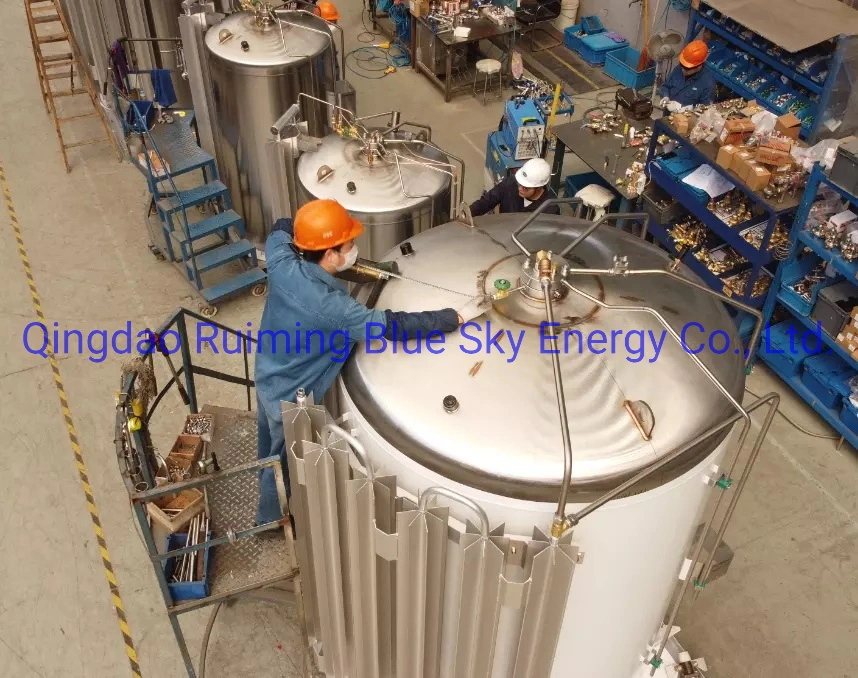ASME Lar/Lin/Lox/LNG/Lco2 Cryogenic Storage Tank for Chemical Industry 5m3 Storage Tank