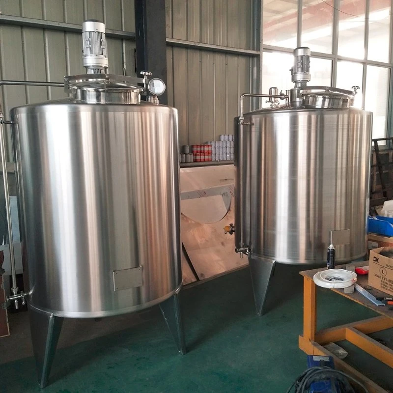 Liquid Mixing Tank with Agitator Tank Jacketed Mixing Vessel