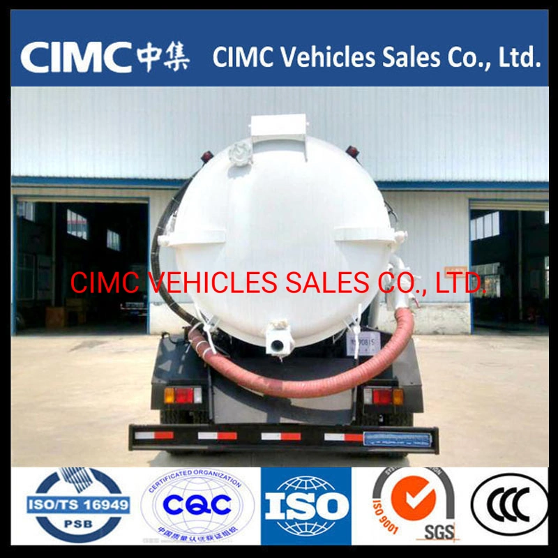 China Isuzu Ftr 4*2 190HP Sewage Tank Truck