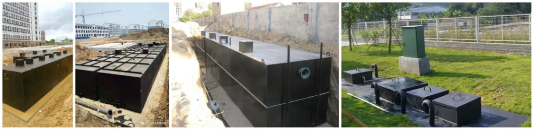 Biodegradation Sewage Treatment Plant Waste Water Treatment Tank Septic Tank Design